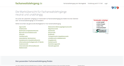Desktop Screenshot of fachanwaltslehrgang.de