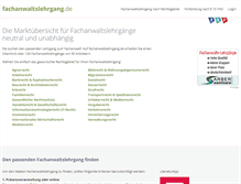 Tablet Screenshot of fachanwaltslehrgang.de